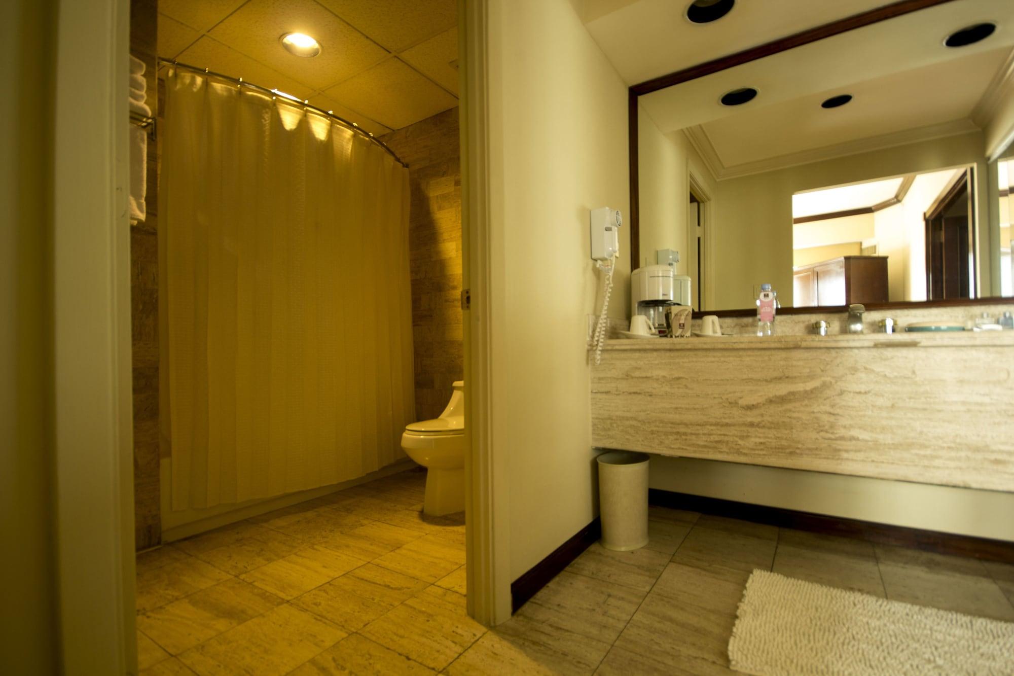 ホテル クラリオン スイーツ ガテマラ シティ グアテマラシティ エクステリア 写真 A bathroom in a hotel